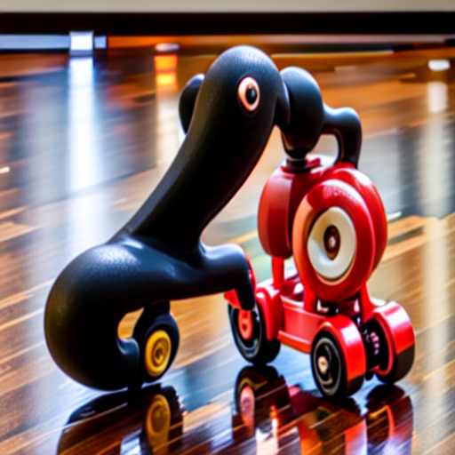 036_a wooden skate with a toy elephant inside of it.png